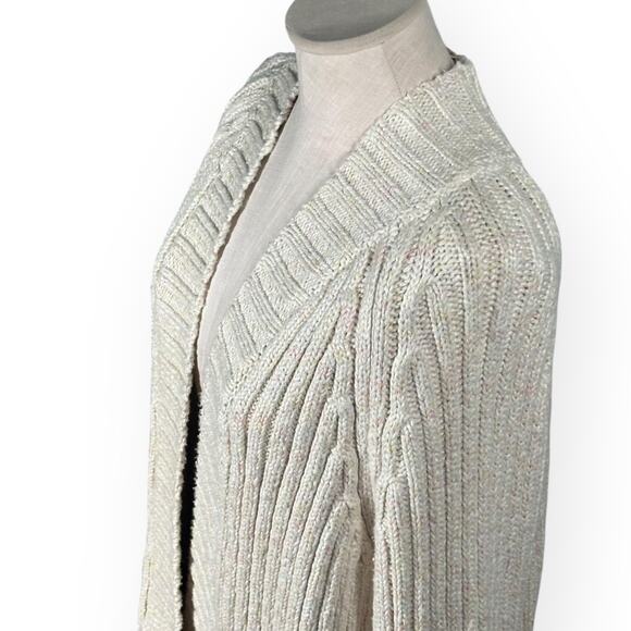 New $128 FREE PEOPLE Blossom Cardi Ivory Cardigan Sweater Lagenlook Slouchy Cozy - Picture 8 of 15